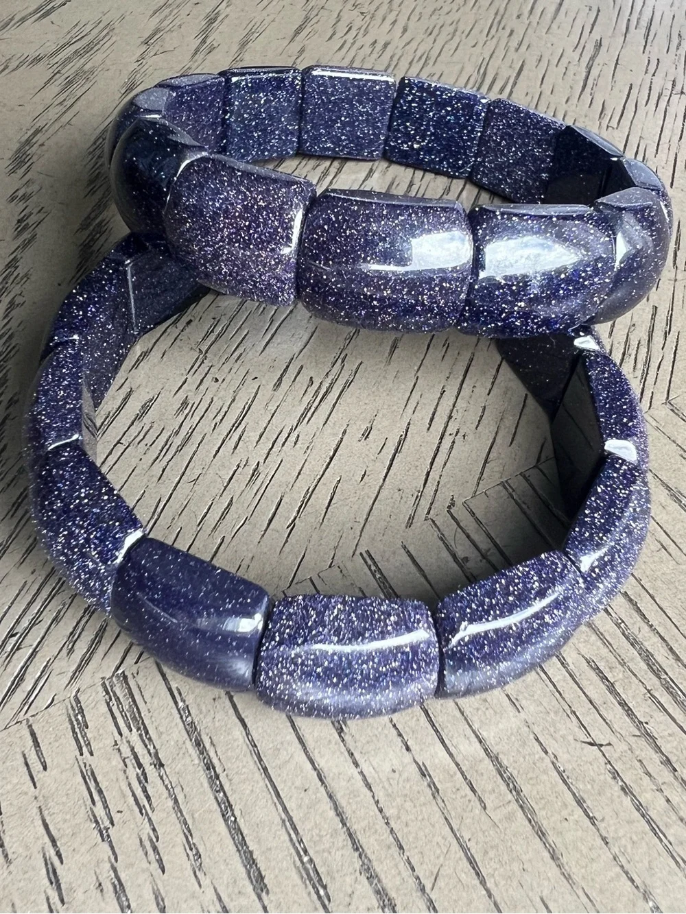 Blue Sandstone soft bangle SIZE 7.5’ ( ONE )
